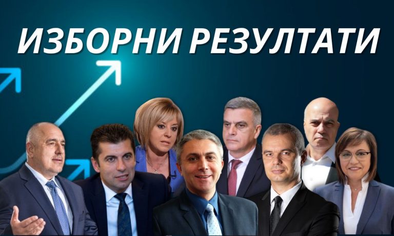 Първи изборни резултати: Кои партии влизат в 49-ия парламент на България?