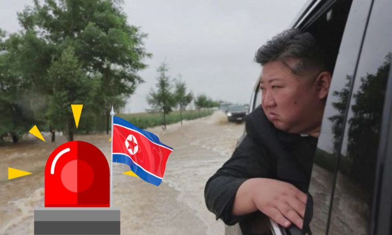 Северна Корея под вода: Обявиха извънредно положение заради наводнения