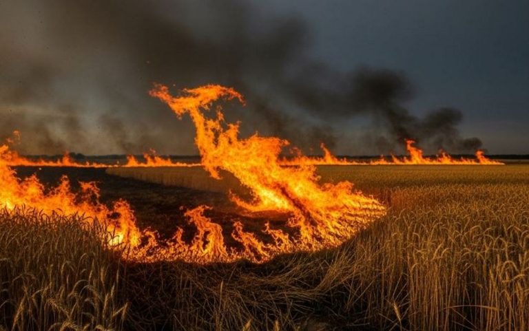 Пожар край Самарското знаме в Стара Загора