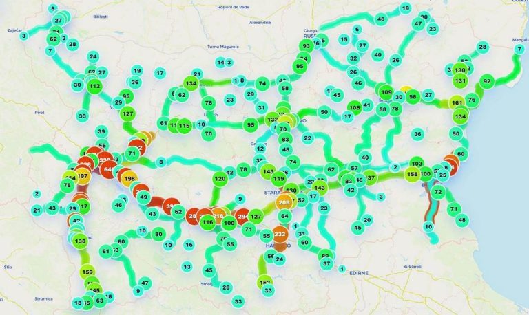 BGtoll обнови TrafficMap за проверка на натовареността по пътищата в реално време
