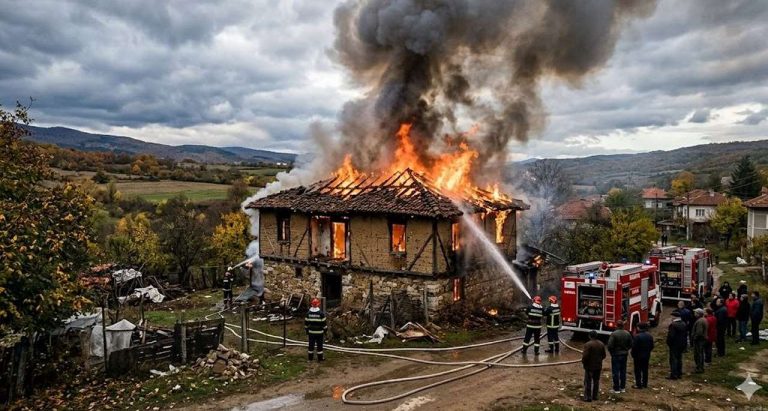 Ученици спасиха възрастна жена от пожар в Кабиле