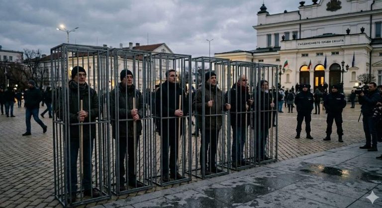 Протест пред парламента срещу клетките за телета