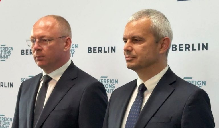 Костадин Костадинов и Станислав Стоянов говориха на първия форум на „Европа на суверенните нации“ в Берлин
