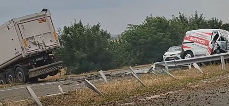 Тежка катастрофа затвори магистрала „Тракия“ при км 311