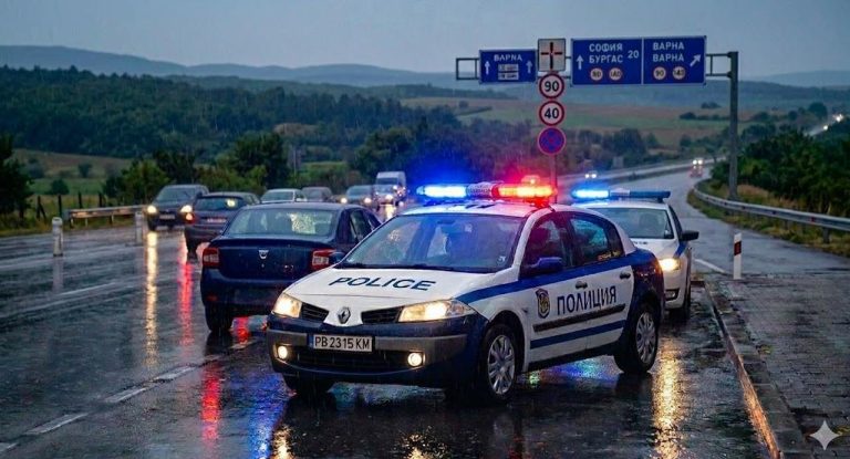 Шофьор предизвика ПТП с полицейски автомобил и бе задържан в София