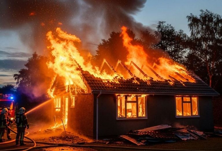 Пожар в Белоградчик унищожи постройка и тон зърно, спасени са 10 сгради