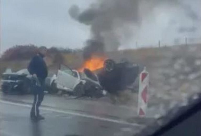 Жертва и двама ранени при верижна катастрофа на АМ „Тракия“ край Вакарел